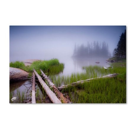 Dan Ballard 'Lower Sand Creek Lake' Canvas Art,30x47